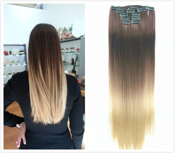 Best ideas about DIY Clip In Hair Extensions
. Save or Pin DIY half head Clip In ombre dip dye hair extensions full Now.