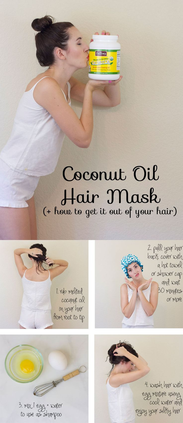 DIY Coconut Oil Hair Mask
 15 Hair Masks to Protect Your Hair Pretty Designs