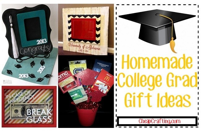 Best ideas about DIY College Graduation Gifts
. Save or Pin Cheap Homemade Gifts for College Grad Now.