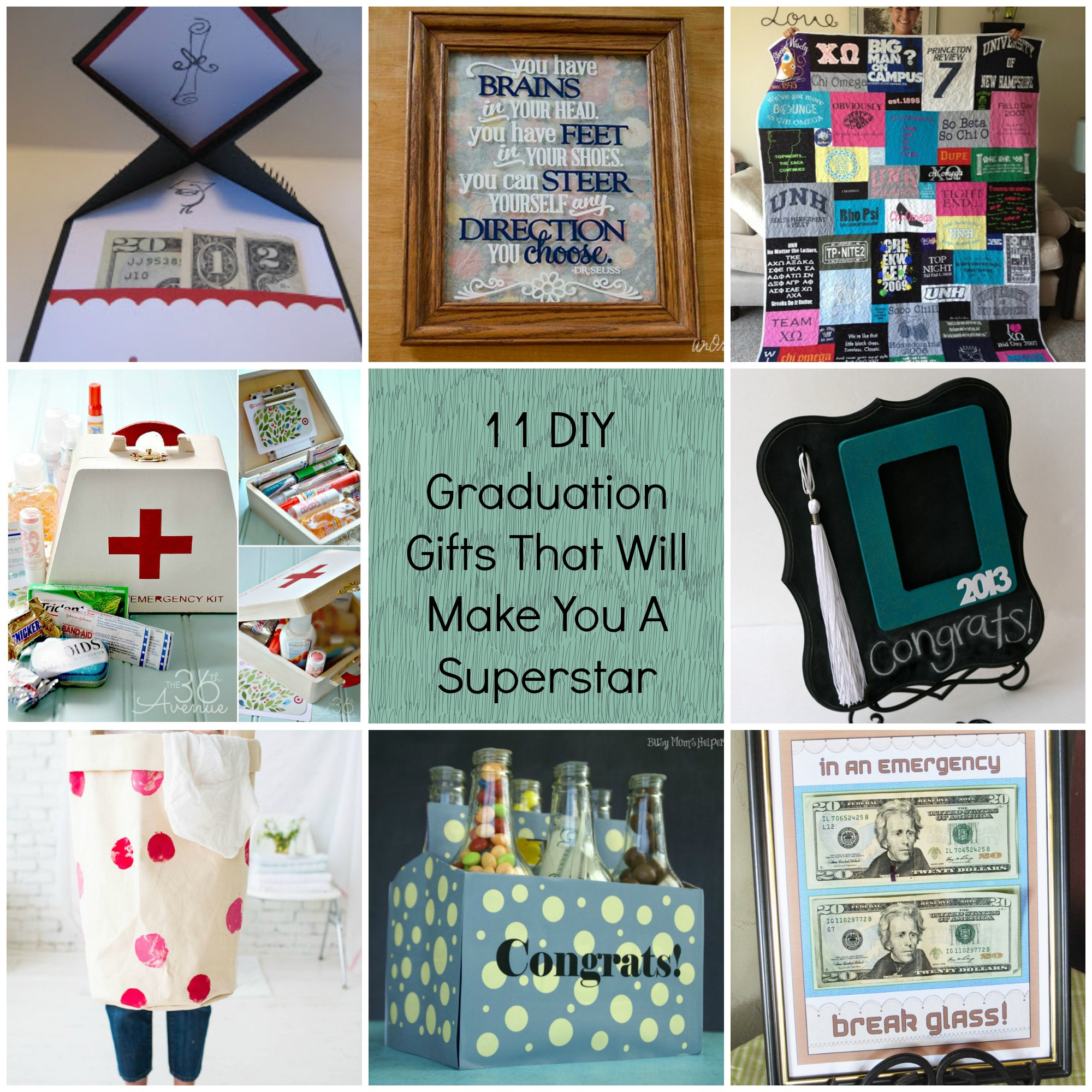 Best ideas about DIY College Graduation Gifts
. Save or Pin 11 DIY Graduation Gifts That Will Make You A Superstar Now.