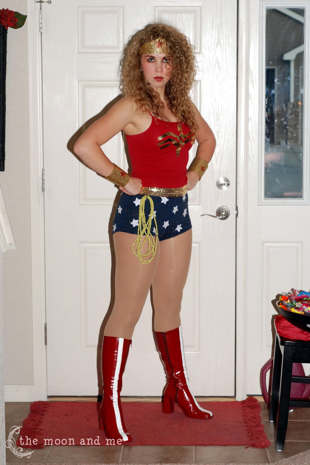 DIY Costumes Women
 The Moon and Me DIY Wonder Woman Costume