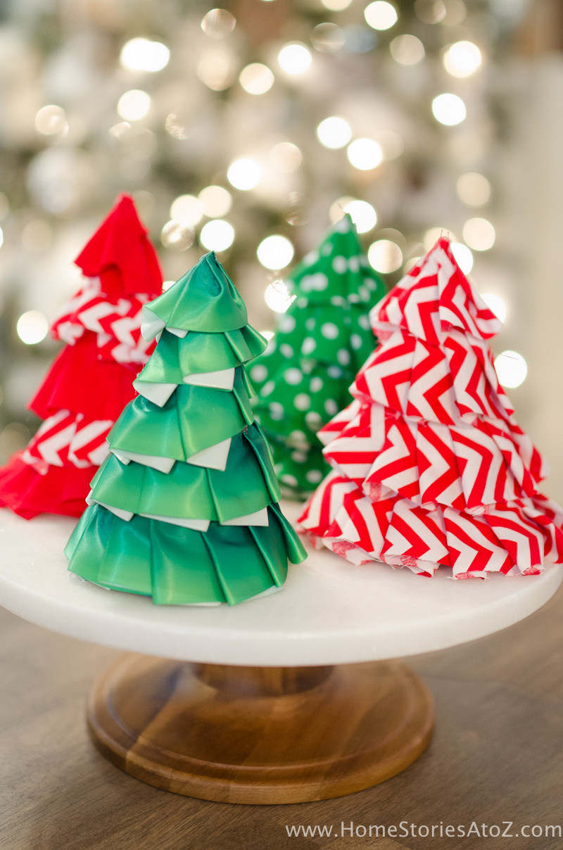 DIY Craft For Christmas
 Fabric Christmas Craft Idea DIY Christmas Tree Party Hats