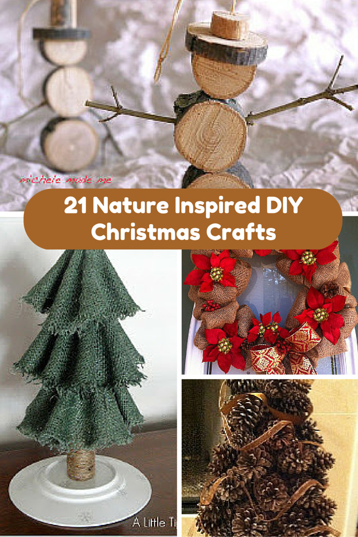 DIY Craft For Christmas
 21 Nature Inspired DIY Christmas Crafts