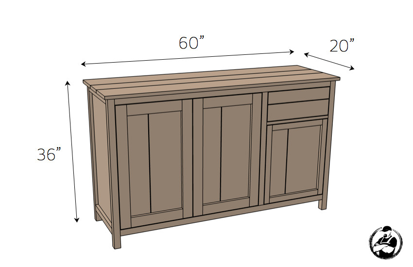 Best ideas about DIY Credenza Plans
. Save or Pin Farmhouse Buffet Free DIY Plans  Rogue Engineer Now.