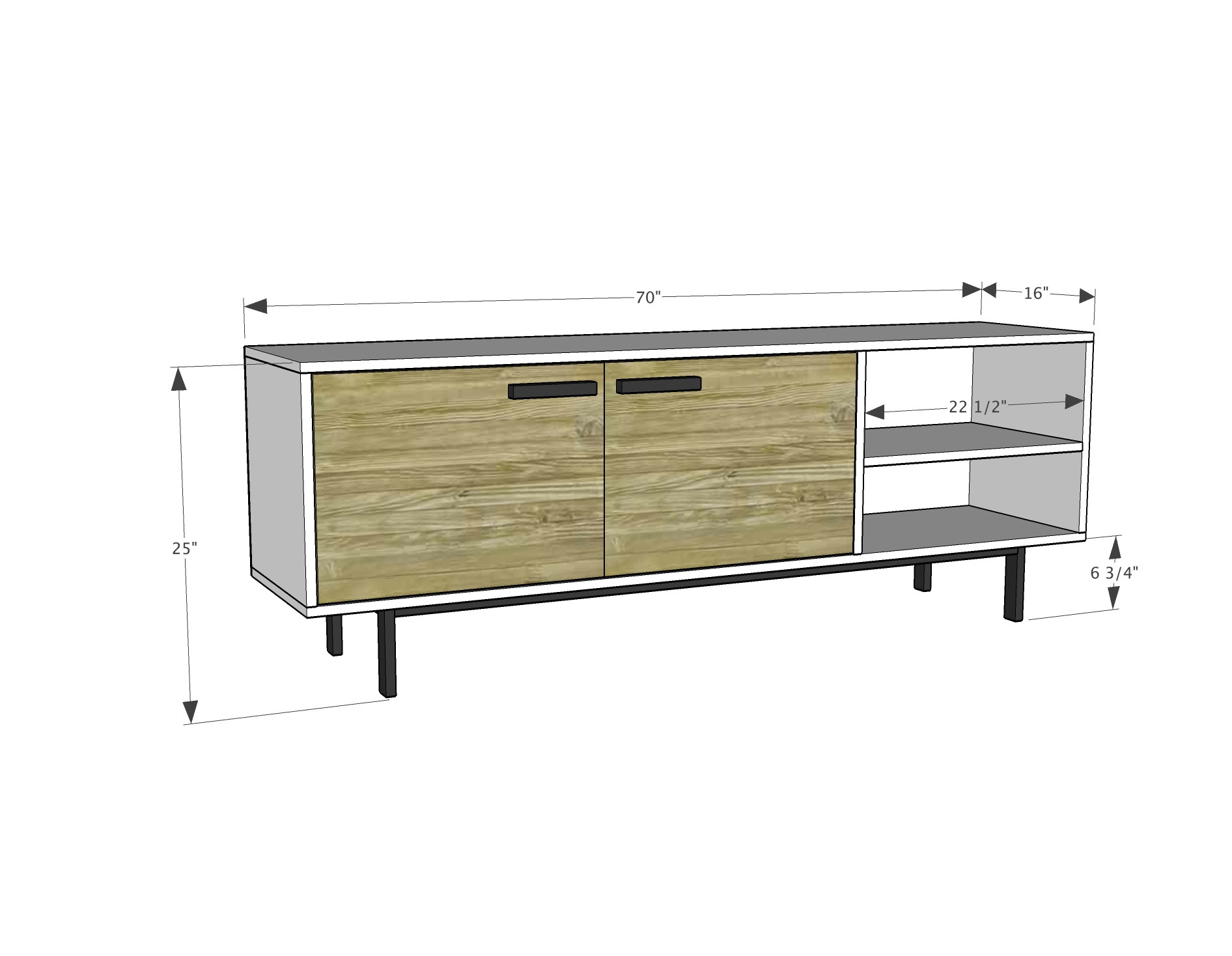 Best ideas about DIY Credenza Plans
. Save or Pin Ana White Now.