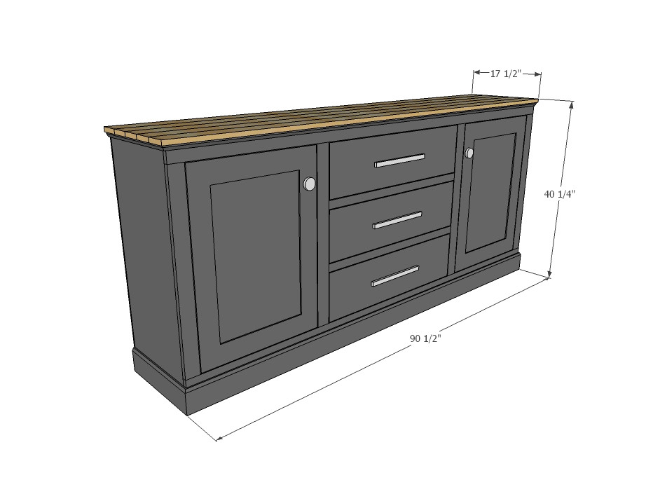 Best ideas about DIY Credenza Plans
. Save or Pin Ana White Now.