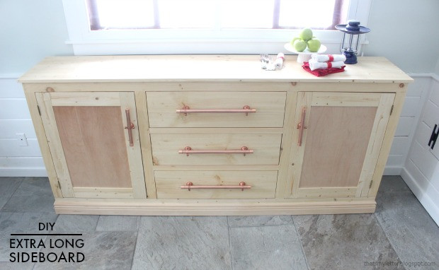 Best ideas about DIY Credenza Plans
. Save or Pin That s My Letter DIY Extra Long Sideboard Now.