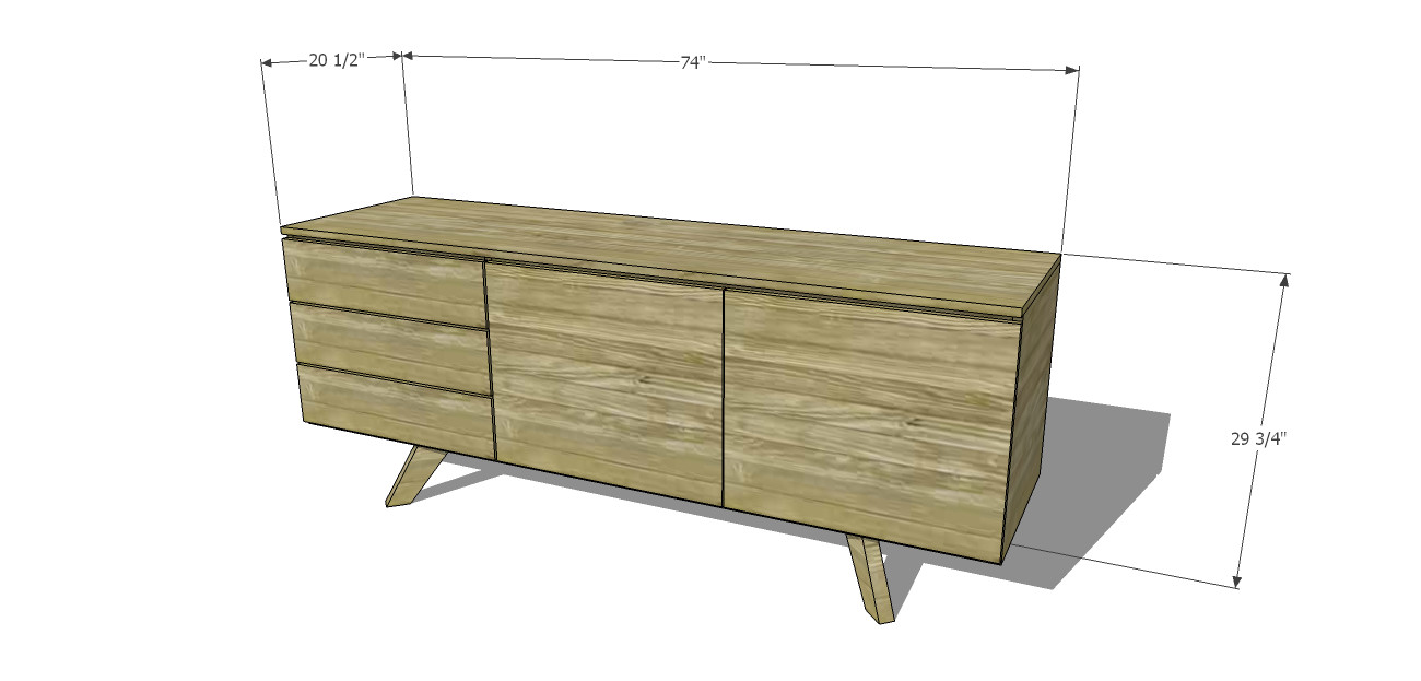 Best ideas about DIY Credenza Plans
. Save or Pin Free DIY Furniture Plans to Build an Mid Century Modern Now.