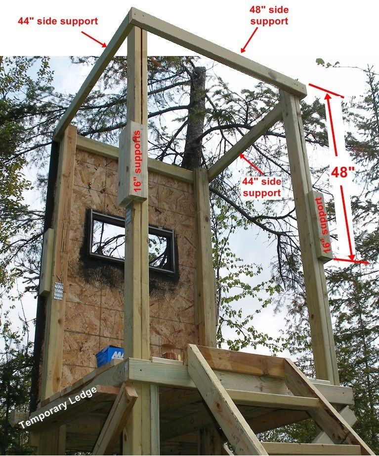 DIY Deer Stands Plans
 DIY Deer Stand View Source