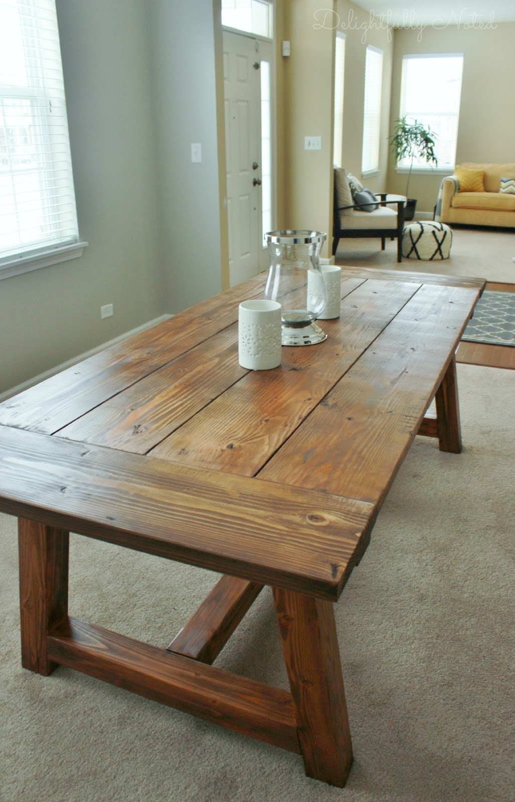 Best ideas about Diy Dining Room Table
. Save or Pin Holy Cannoli We Built a Farmhouse Dining Room Table Now.