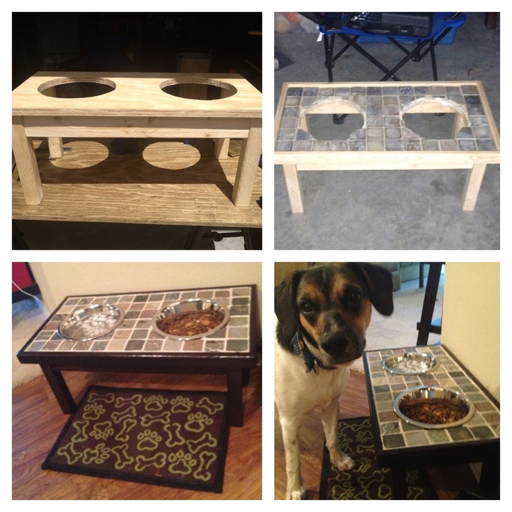 DIY Dog Bowl Stand
 DIY raised dog bowl stand