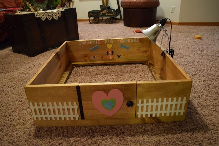 Best ideas about DIY Dog Boxes
. Save or Pin Breeding DIY Homemade Dogs Whelping birthing Box Now.