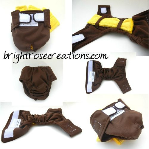 DIY Dog Diaper Pattern
 Dog diapers Diapers and Make it yourself on Pinterest