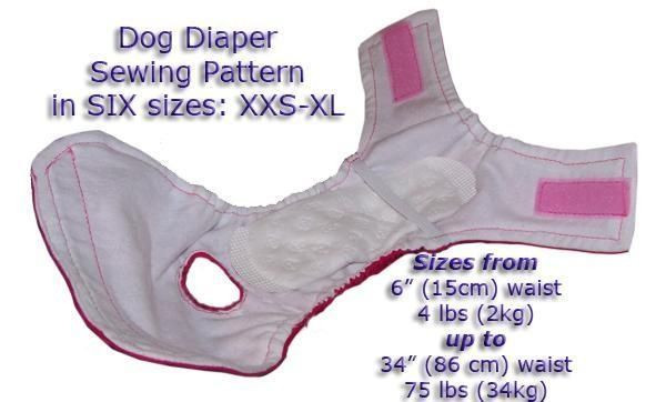 DIY Dog Diaper Pattern
 Dog panties diaper pattern – dogs