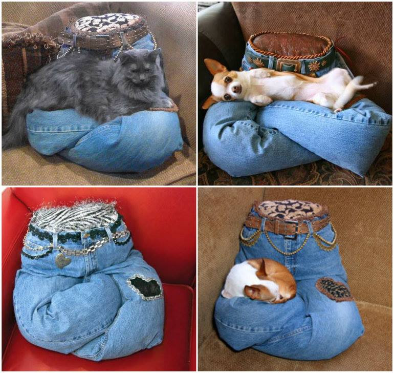 DIY Dog Pillow
 20 Fantastic Pet Bed ideas