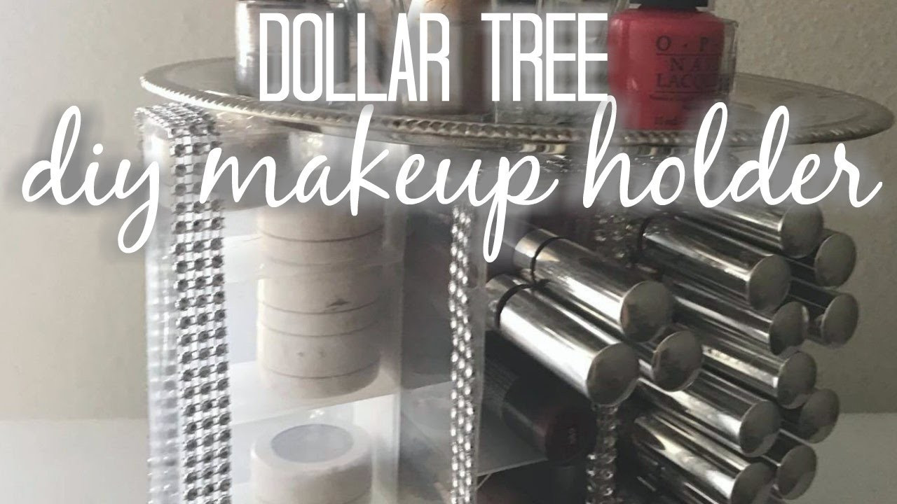 DIY Dollar Tree Makeup Organizer
 Dollar Tree DIY spinning Makeup organizer DIY HOME DECOR