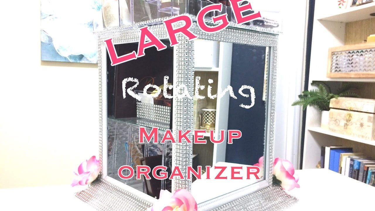 DIY Dollar Tree Makeup Organizer
 LARGE GLAM Makeup Organizer Dollar Tree