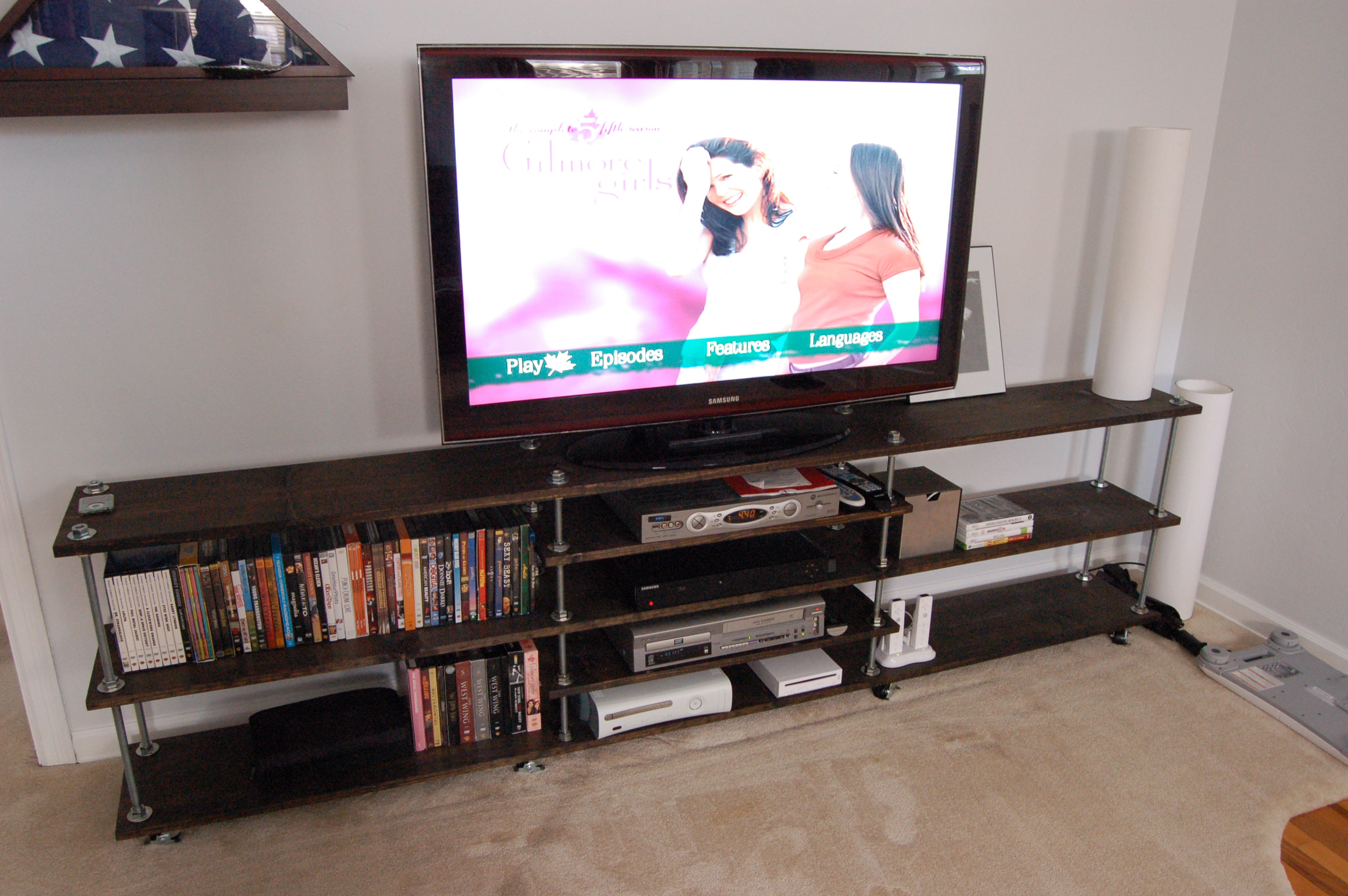 DIY Entertainment Stand
 First Time Furniture Builders Tackle a Media Console