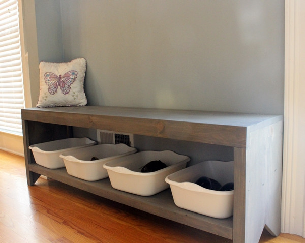 Best ideas about Diy Entryway Bench
. Save or Pin 26 DIY Storage Bench Ideas Now.