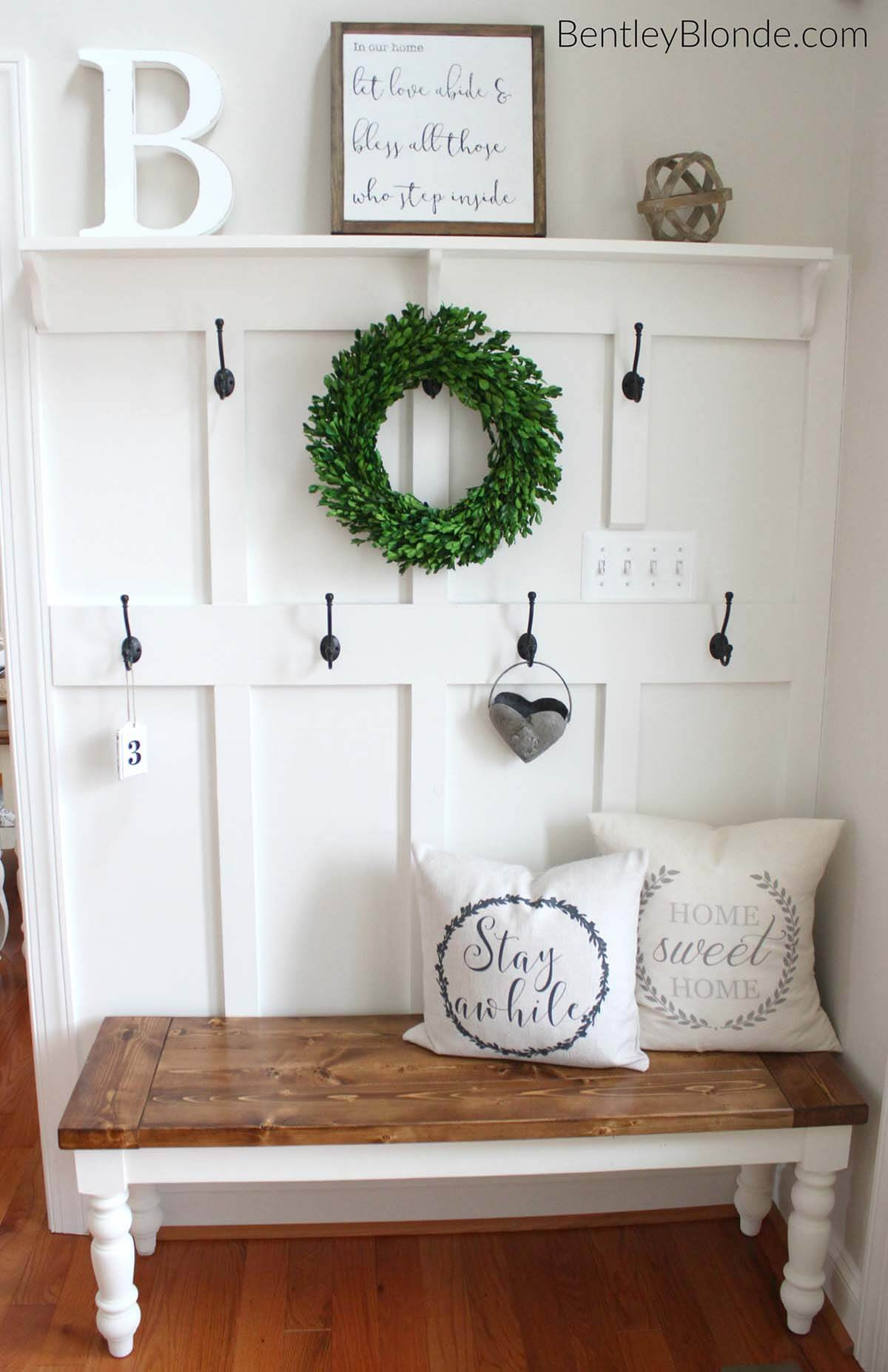 Best ideas about Diy Entryway Bench
. Save or Pin 25 Best DIY Entryway Bench Projects Ideas and Designs Now.