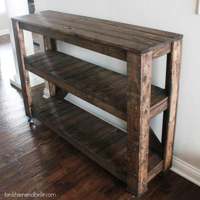 Best ideas about Diy Entryway Table
. Save or Pin Picture diy wooden console entryway table 12 Now.