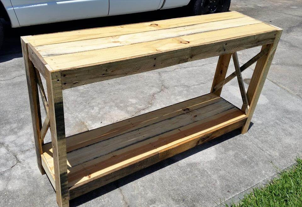 Best ideas about Diy Entryway Table
. Save or Pin Wood Pallet Entryway Table DIY Now.