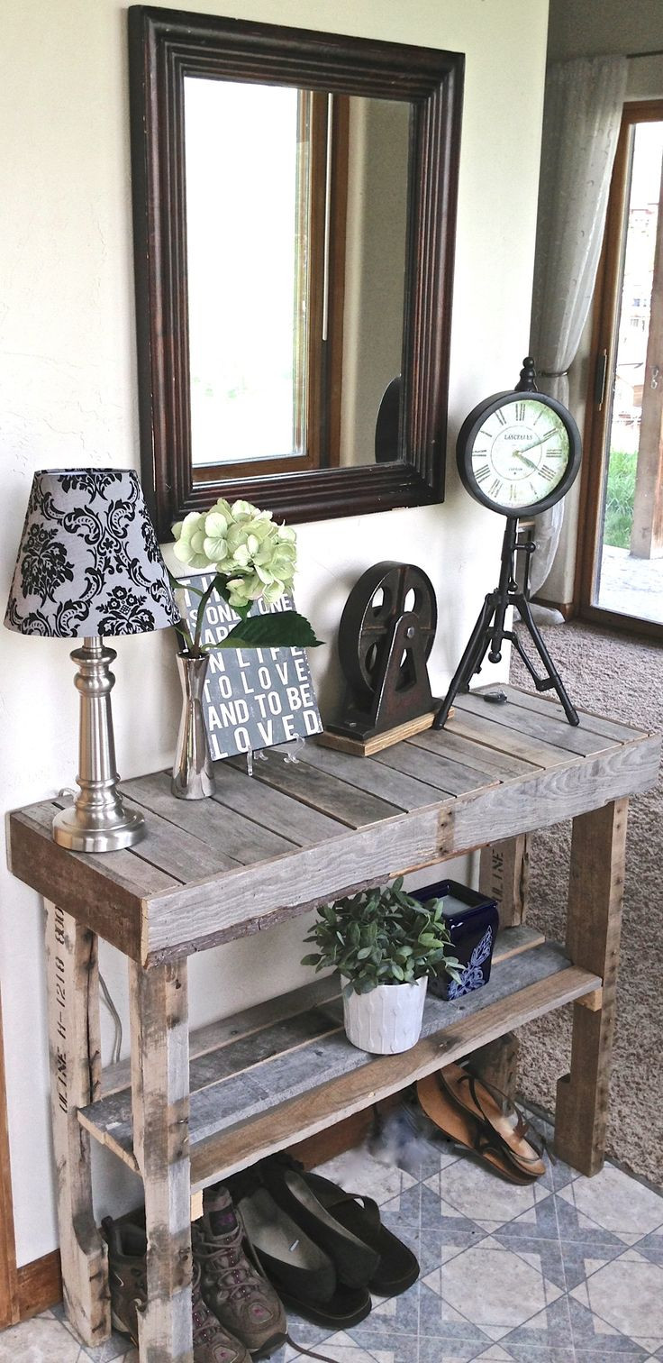 Best ideas about Diy Entryway Table
. Save or Pin Diy Rustic Console Table WoodWorking Projects & Plans Now.