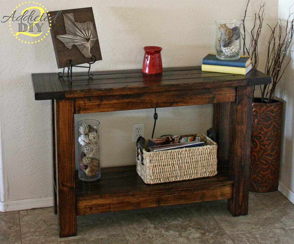 Best ideas about Diy Entryway Table
. Save or Pin 8 Gorgeous Entryway Tables You Can Make on a Bud Now.