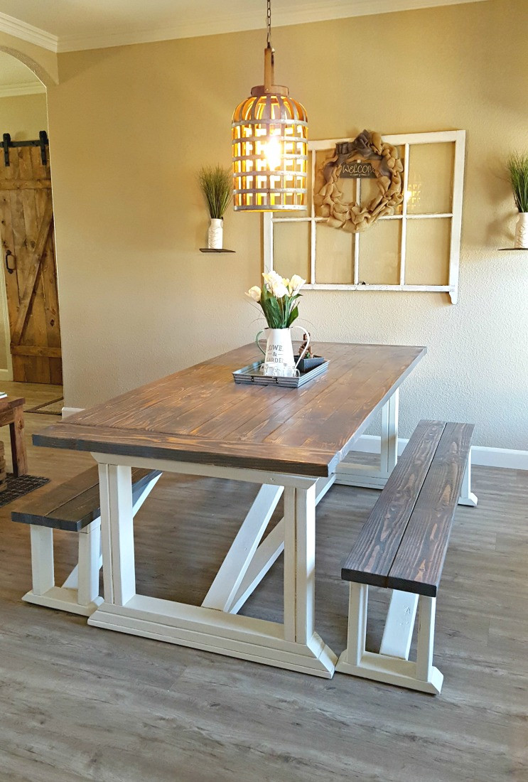 Best ideas about DIY Farmhouse Desk
. Save or Pin DIY Farmhouse Table Leap of Faith Crafting Now.