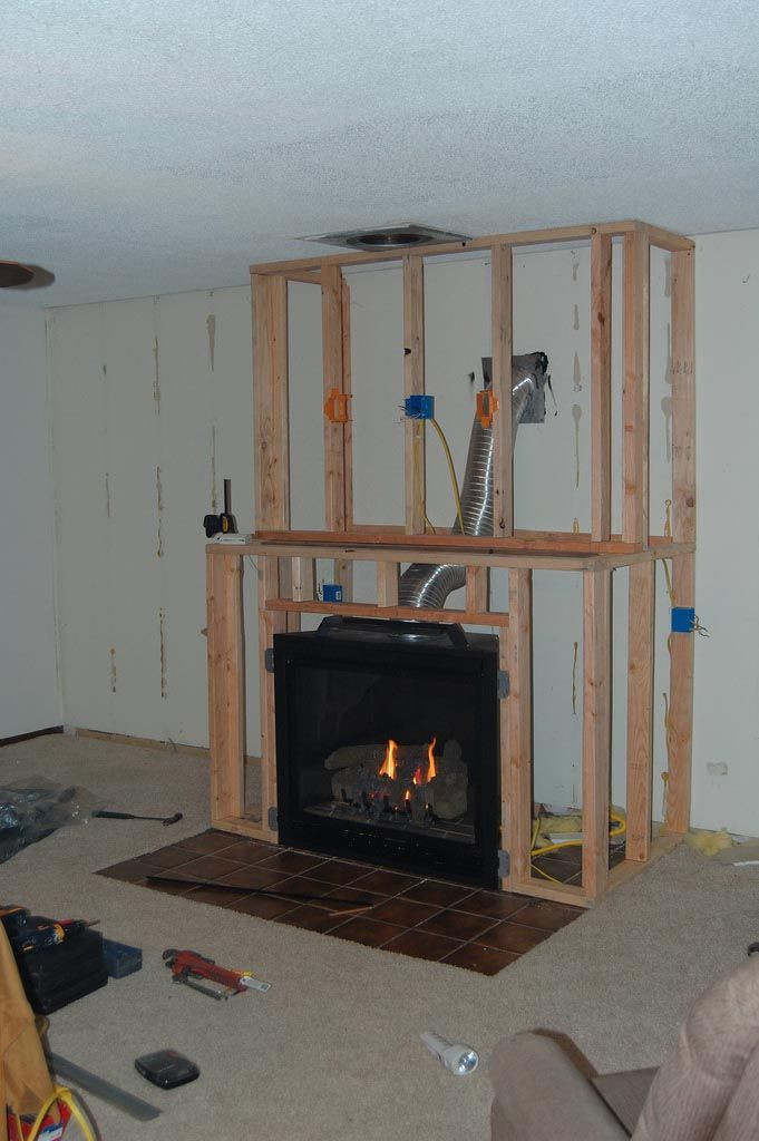 DIY Fireplace Surround
 DIY Gas Fireplace Surround Fireplace in 2019