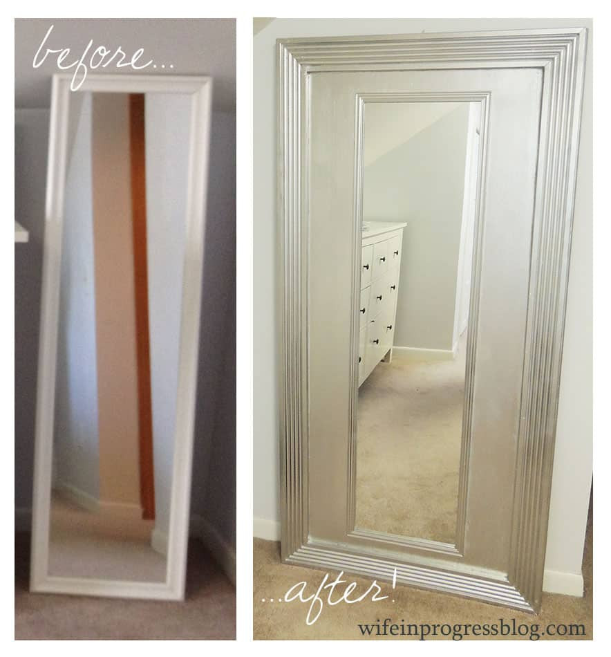 Best ideas about DIY Floor Mirror
. Save or Pin $25 DIY Floor Mirror Wife in Progress Now.