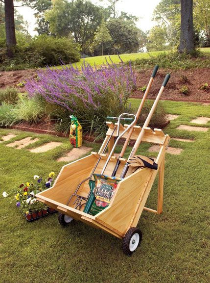 DIY Garden Cart
 Small Garden Plans and Ideas