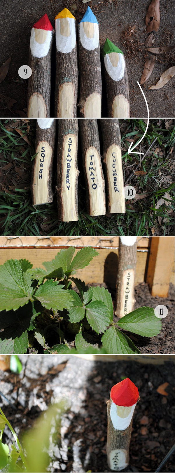 DIY Garden Markers
 30 DIY Plant Label & Marker Ideas For Your Garden Hative
