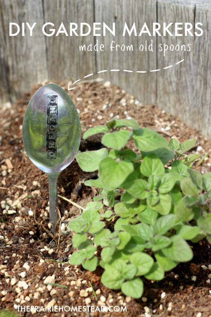 DIY Garden Markers
 DIY Spoon Garden Markers