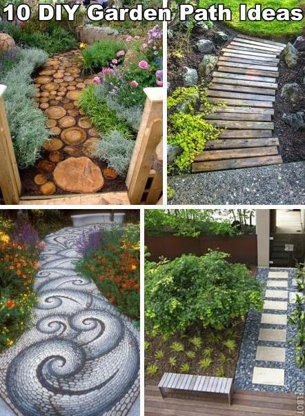 DIY Garden Paths
 Small Home Exterior Design December 2014