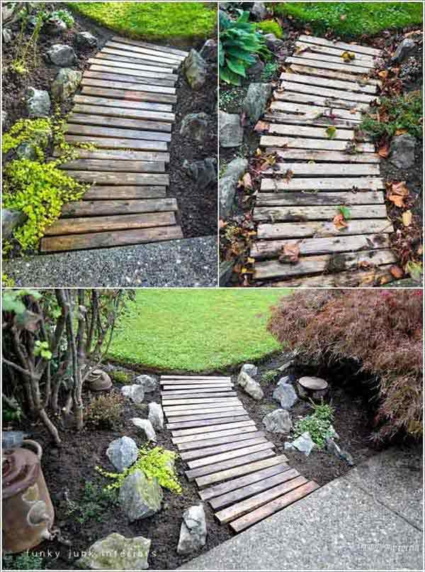 DIY Garden Pathways
 41 Ingenious and Beautiful DIY Garden Path Ideas To