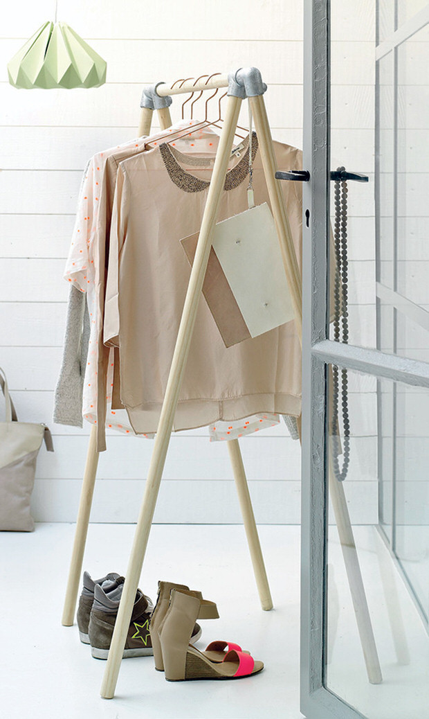 DIY Garment Rack
 Wonderful Wardrobe & Clothing Rack Projects