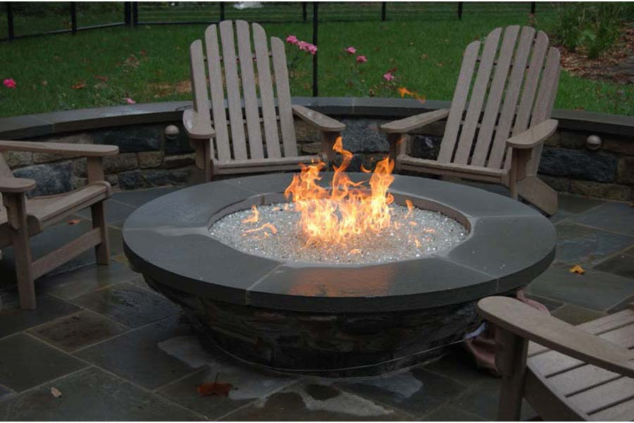 DIY Gas Fire Pit
 Natural Gas Outdoor Fire Pit Ideas