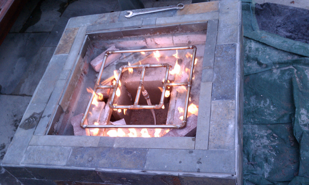 DIY Gas Fireplace
 DIY Gas Fire Pit