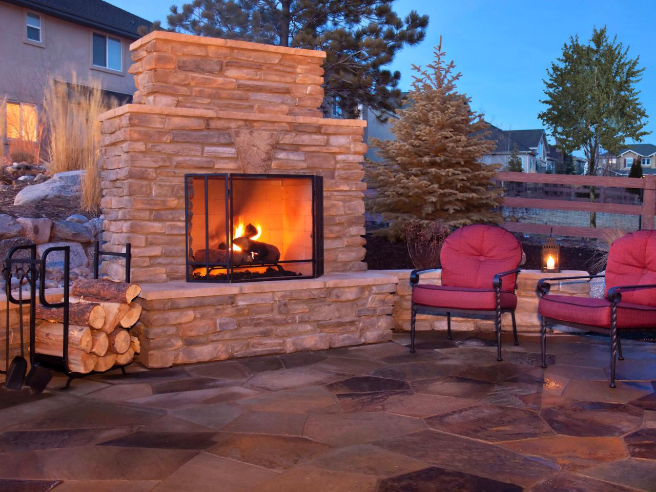 DIY Gas Fireplace
 Decorate Your Garden with a DIY Outdoor Fireplace