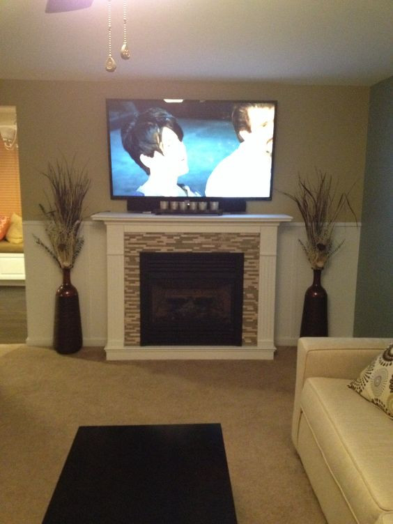 DIY Gas Fireplace
 Diy fireplace TVs and Places on Pinterest