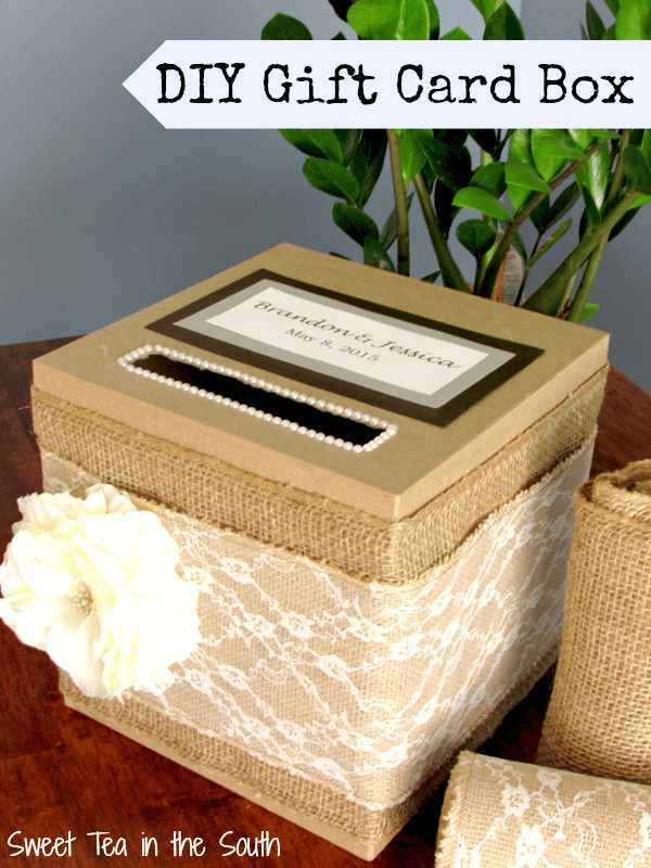 Best ideas about DIY Gift Card Box
. Save or Pin How to make an easy wedding t card box Now.