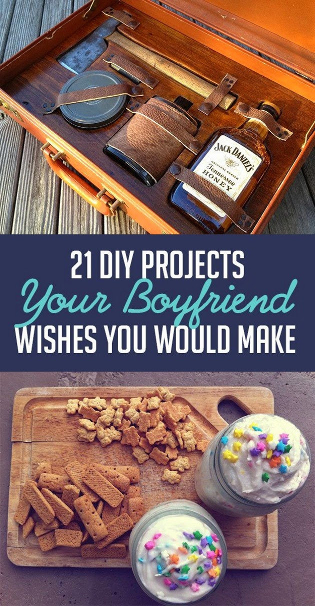 DIY Gift For Boyfriend
 Craft Project Ideas 21 DIY Projects Your Boyfriend Wishes