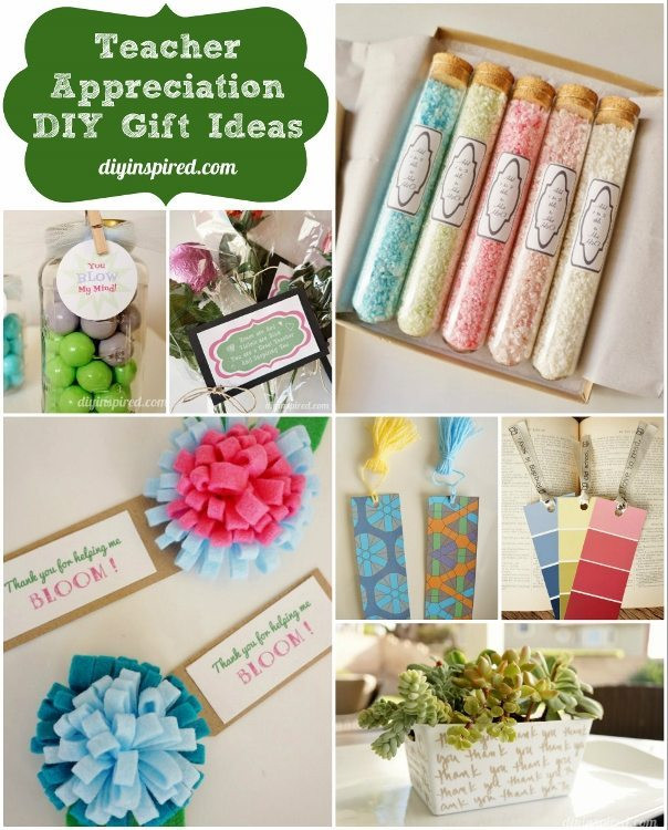 Best ideas about DIY Gift For Teachers
. Save or Pin Teacher Appreciation DIY Gift Ideas DIY Inspired Now.