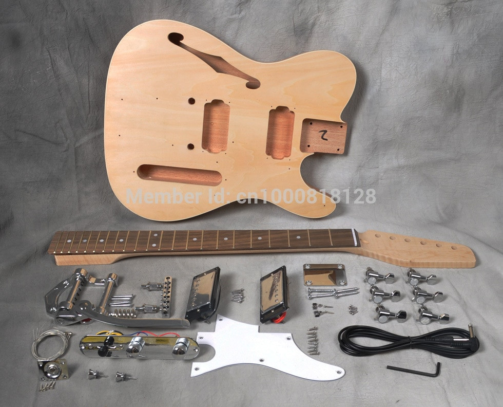 DIY Guitar Kits Suppliers
 Aliexpress Buy Semi Hollow Body DIY Electric Guitar