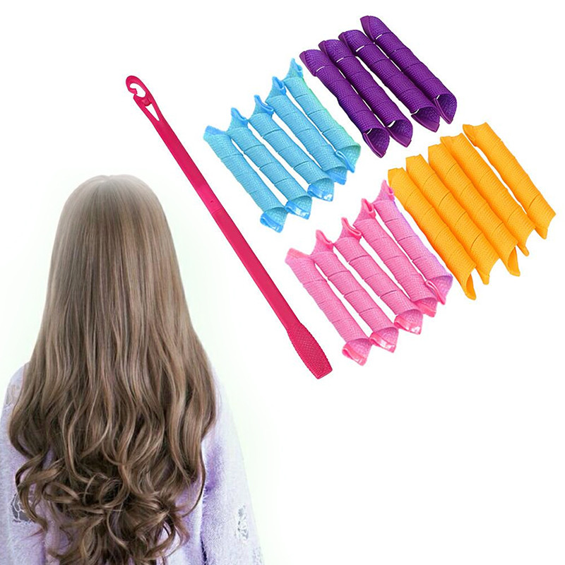 Best ideas about DIY Hair Curlers
. Save or Pin 18PCS Set Magic Hair Curlers Styling Perm Ringlets Rollers Now.