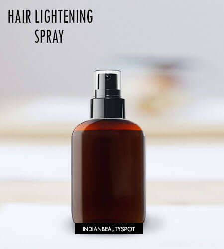 DIY Hair Lightener Spray
 Make Your Own Hair Lightening Spray