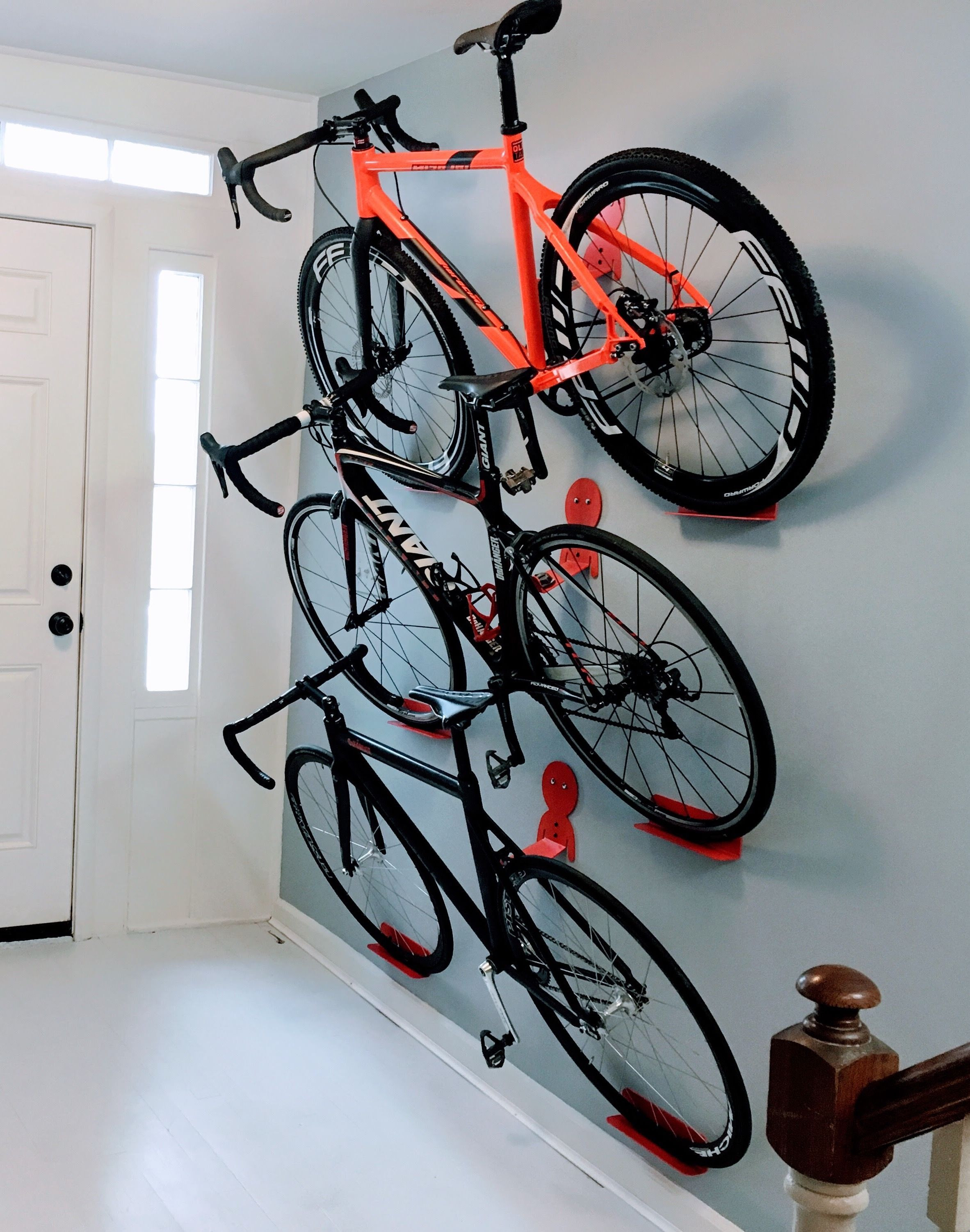 Best ideas about DIY Hanging Bike Rack
. Save or Pin Multiple bikes hanging rack system DaHANGER Dan pedal Now.