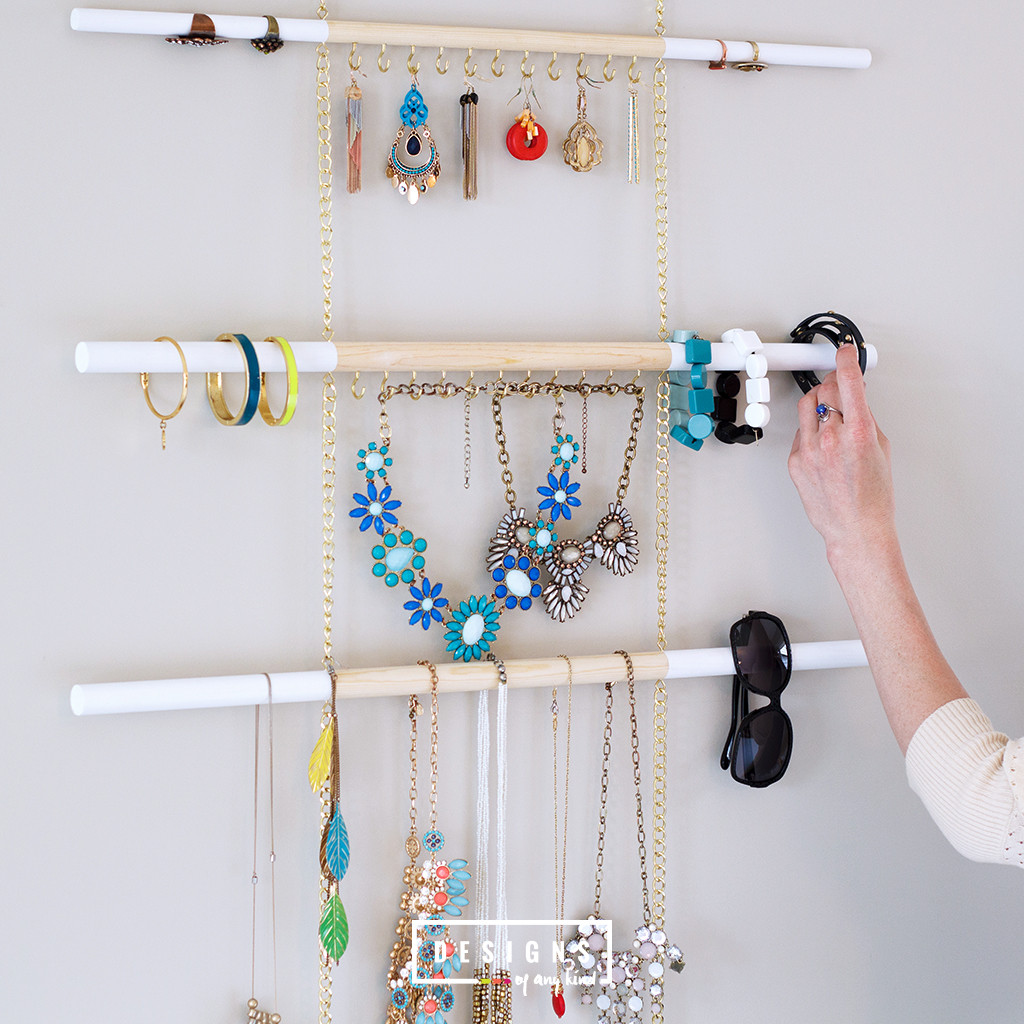 DIY Hanging Organizer
 DIY Modern Hanging Jewelry Organizer Designs of Any Kind