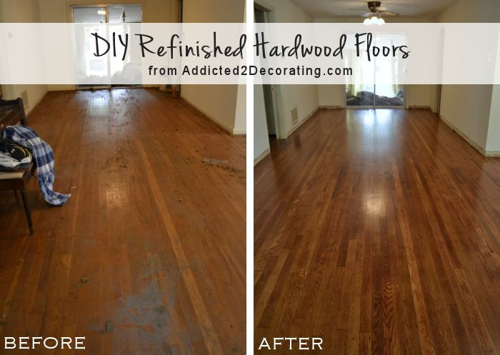 DIY Hardwood Flooring Refinishing
 My DIY Refinished Hardwood Floors Are Finished